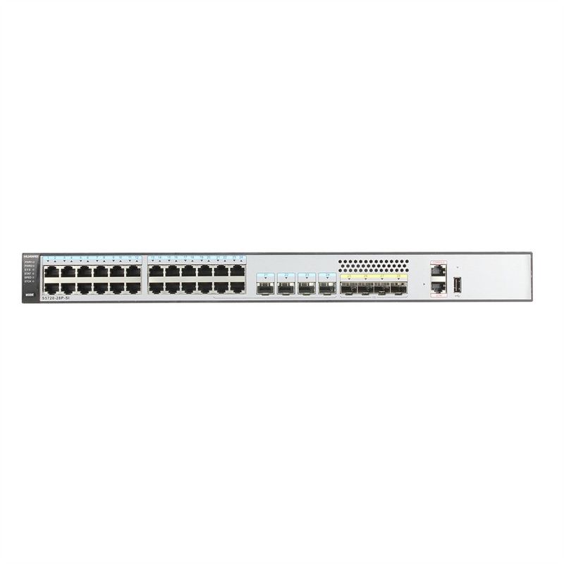 10/100/1000Mbps Transmission Rate S5720-28p-Si-AC Network Switch for Rack Installation